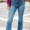 Coveted Coolness Medium Wash Flare Jeans -Trendy Clothing Store 0R4A4206 e0bb8a8f 84ea 463d a8a0 654e5f29e0a6