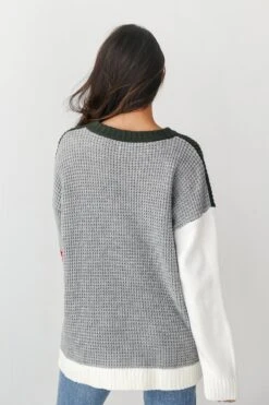 FINAL SALE - Welcoming Warmth Color Block Oversized Sweater -Trendy Clothing Store 6Y9A5889