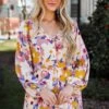 FINAL SALE - Simply Blissful Mauve Floral Babydoll Mini Dress -Trendy Clothing Store shopdressup floral mini dress 10