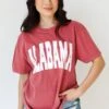 Crimson Alabama Tee -Trendy Clothing Store shopdressup alabama tee 2