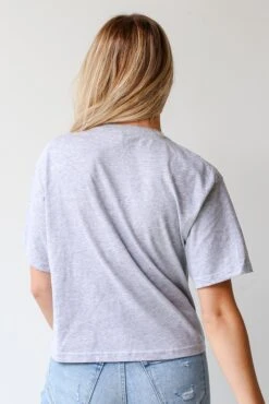 Heather Grey Atlanta Georgia Cropped Tee -Trendy Clothing Store shopdressup atlanta tee 6 59c6cd95 9436 48e6 a634 ac8c07d42c40