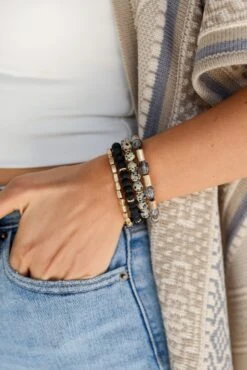 Hallie Beaded Bracelet Set -Trendy Clothing Store shopdressup beaded bracelet set 4 03042c69 0b0e 41ba ac39 ab46269bf300