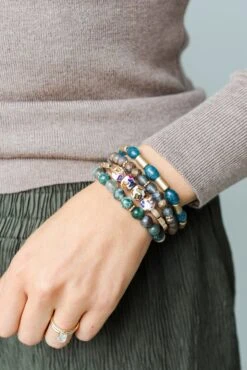 Hallie Beaded Bracelet Set -Trendy Clothing Store shopdressup beaded bracelet set e586248b b38b 4979 ad50 ac342535ff56