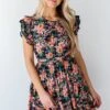 FINAL SALE - Moment Of Beauty Black Tiered Floral Mini Dress -Trendy Clothing Store shopdressup black floral mini dress 10 98ffd515 11a3 4962 8d49 87d2e5eb76b6