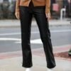 FINAL SALE - Hit Your Mark Black Leather Pants -Trendy Clothing Store shopdressup black leather pants