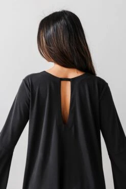 FINAL SALE - Flirty Delight Black Bell Sleeve Mini Dress -Trendy Clothing Store shopdressup black mini dress 14 b6b19985 f0c2 4f35 8d26 2106a65ef686