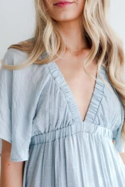 Delicate Destiny Dusty Blue Maxi Dress -Trendy Clothing Store shopdressup blue tiered maxi dress 6 9f68b93f 8d1a 42c4 b051 3d39a68dedf5