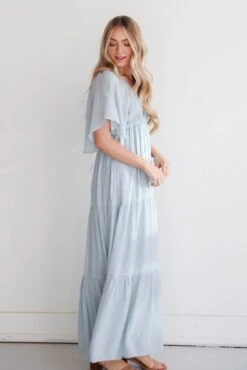 Delicate Destiny Dusty Blue Maxi Dress -Trendy Clothing Store shopdressup blue tiered maxi dress 7 f6f5260d 4f48 4081 99f0 fb1859ff84bf