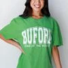Green Buford Home Of The Wolves Block Letter Tee -Trendy Clothing Store shopdressup buford tee 2 c4ba4680 4c98 4d52 acf0 bb87281d3d7a