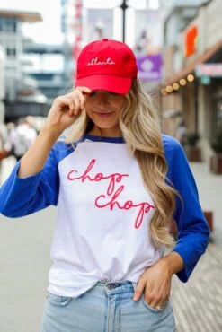 Chop Chop Raglan Tee -Trendy Clothing Store shopdressup chop Baseball tee 3