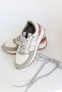 FINAL SALE - Phoebe Color Block Sneakers -Trendy Clothing Store shopdressup colorblock sneakers7 6