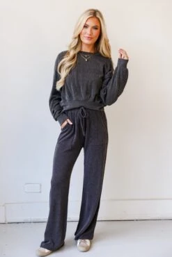 FINAL SALE - Perfect Aesthetic Corded Lounge Pants -Trendy Clothing Store shopdressup corded lounge pants 3 8e7e7a0e 52a4 439d a0c9 397c604fefcf