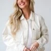 FINAL SALE - Effortless Presence Cream Denim Jacket -Trendy Clothing Store shopdressup cream denim jacket 3 0543702b 9082 4da1 a0f4 512489cae79b