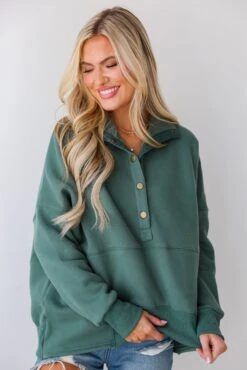FINAL SALE - Lexi Oversized Fleece Pullover -Trendy Clothing Store shopdressup fleece pullover 15