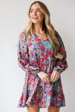 FINAL SALE - Adored Entrance Green Floral Babydoll Mini Dress -Trendy Clothing Store shopdressup floral babydoll dress 3 2c738a0d 9d97 426e b8d4 400dc7c2743b