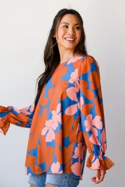 FINAL SALE - Perfect Day For Love Floral Blouse -Trendy Clothing Store shopdressup floral blouse 5 7c32aba1 9e9c 4710 8d08 0222cff23ef0