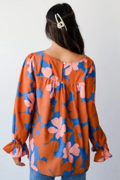 FINAL SALE - Perfect Day For Love Floral Blouse -Trendy Clothing Store shopdressup floral blouse 6 a0c92080 9460 4724 b40e baf07e8698ef