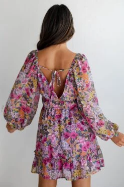 Elite Sweetness Lavender Floral Mini Dress -Trendy Clothing Store shopdressup floral mini Dress 6 2a3ba093 2836 4055 b994 325100c98983