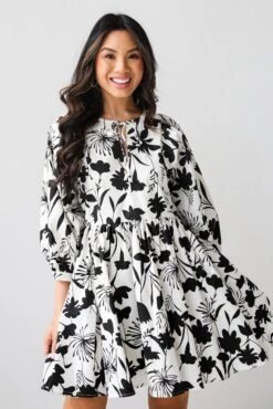 FINAL SALE - Pretty Whimsy Floral Babydoll Mini Dress -Trendy Clothing Store shopdressup floral mini dress 10 e2229465 2a5d 4642 880b 4f14ecda3fed