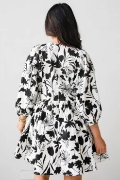 FINAL SALE - Pretty Whimsy Floral Babydoll Mini Dress -Trendy Clothing Store shopdressup floral mini dress 17 be7a8141 0856 487a b595 34b93a6c1055