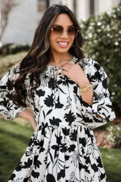 FINAL SALE - Pretty Whimsy Floral Babydoll Mini Dress -Trendy Clothing Store shopdressup floral mini dress 22 8b7a62b6 bad4 47e8 b92a 1ce969b3c988