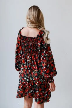 Romantic Hint Black Floral Mini Dress -Trendy Clothing Store shopdressup floral mini dress 8 9cbe1fa2 79a5 4bd9 8bbd 4c88c3b46591