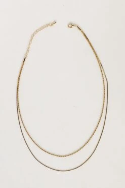 Parker Gold Layered Chain Necklace -Trendy Clothing Store shopdressup gold chain necklace 3 2967be38 406a 4127 a704 a5bf5ac5d48d