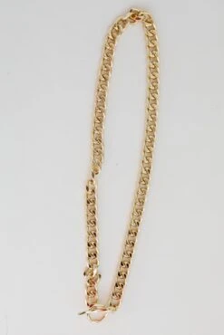 Harley Gold Chainlink Necklace -Trendy Clothing Store shopdressup gold chain necklace 3 551eaa6e a93e 4c1a 9371 136992b10622