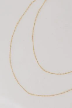 Mia Gold Layered Chain Necklace