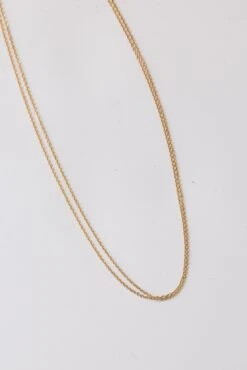Olivia Gold Layered Chain Necklace