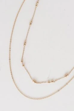Nora Gold Layered Chain Necklace