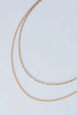 Annabelle Gold Layered Chain Necklace