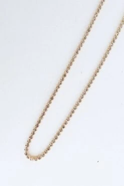 Kayla Gold Rhinestone Necklace