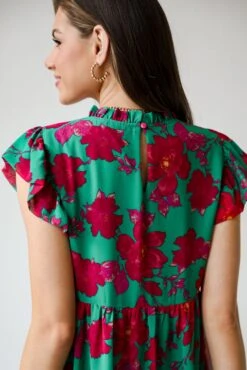 FINAL SALE - Sweetest Emotion Kelly Green Tiered Floral Mini Dress -Trendy Clothing Store shopdressup green floral mini dress 7 51afa0ac 6c55 49fd a62d ba001b51edfe