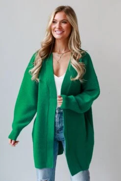 FINAL SALE - Delightfully Warm Green Sweater Cardigan -Trendy Clothing Store shopdressup green sweater cardigan 2 05c68f29 59f0 446d 8926 07793debcd1f