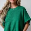 Easily My Favorite Kelly Green Sweater Top -Trendy Clothing Store shopdressup green sweater top 2