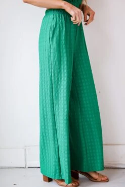 Darling Expertise Green Textured Pants - DU DEAL -Trendy Clothing Store shopdressup green textured pants 6