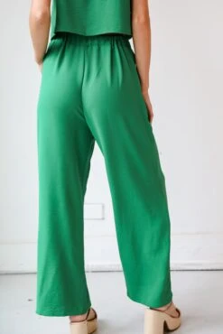 Cute Possibilities Green Pants - DU DEAL -Trendy Clothing Store shopdressup green wide leg pants 6