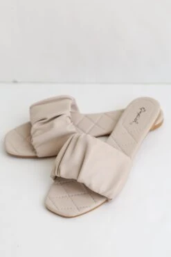 Live Your Best Life Grey Slide Sandals - DU DEAL -Trendy Clothing Store shopdressup grey sandals 11