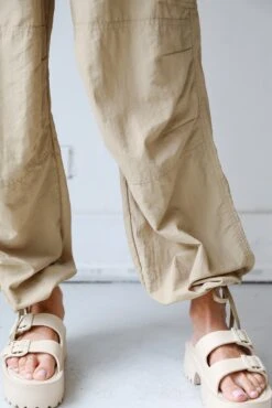Trendsetting Aura Khaki Cargo Pants - DU DEAL -Trendy Clothing Store shopdressup khaki cargo pants 10