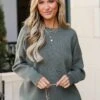 FINAL SALE - Maddy Oversized Sweater - DU DEAL -Trendy Clothing Store shopdressup knit sweater 24 3a374799 b123 46b5 b319 01b027f6f380