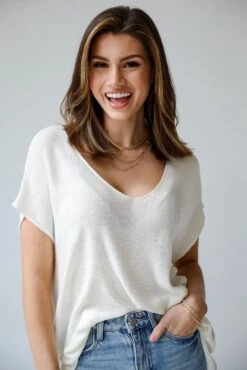 Eliza Lightweight Knit Top