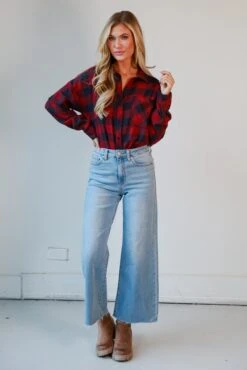 Scarlett Light Wash Slim Wide Leg Jeans -Trendy Clothing Store shopdressup light wash wide leg jeans 5e14dff1 e479 4f63 be48 088fdd6b0120