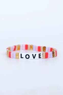 Delilah Beaded Love Bracelet