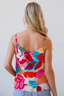 In Paradise Fuchsia Floral Tank - DU DEAL -Trendy Clothing Store shopdressup magenta floral tank 6