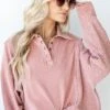 Fresh New Look Collared Pullover -Trendy Clothing Store shopdressup mauve pullover 4