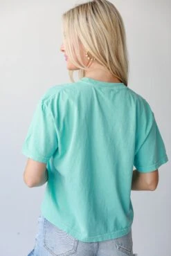 Mint Destin Florida Cropped Tee -Trendy Clothing Store shopdressup mint destin cropped tee 7