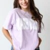 Lavender Nashville Tee -Trendy Clothing Store shopdressup nashville tee 3 75db48f6 f11b 414c 9e31 1d339d949bb5