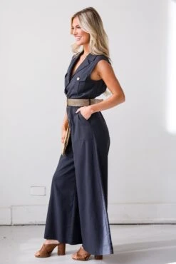 Posh Desires Navy Jumpsuit -Trendy Clothing Store shopdressup navy linen jumpsuit 7 74bf4749 b60c 4392 9415 459af5bd2e65