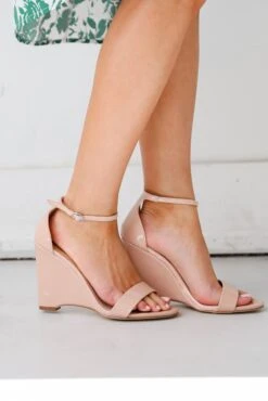 Part Of The Plan Nude Ankle Strap Wedges -Trendy Clothing Store shopdressup nude ankle strap wedges 6